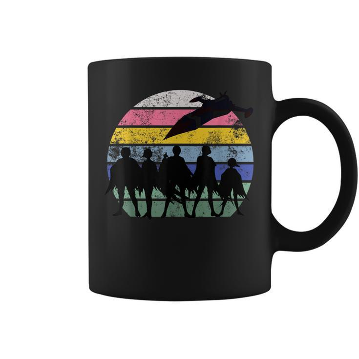 Battle Of The Planets Gatachaman G Force Vintage Sunset Coffee Mug