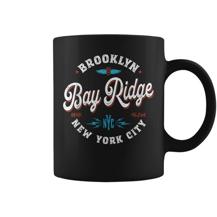 Bay Ridge Brooklyn New York Retro Vintage Graphic Coffee Mug