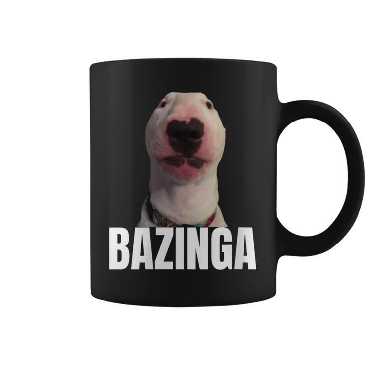Bazinga Cringe Meme Dog Genz Trendy Nager Slang Coffee Mug