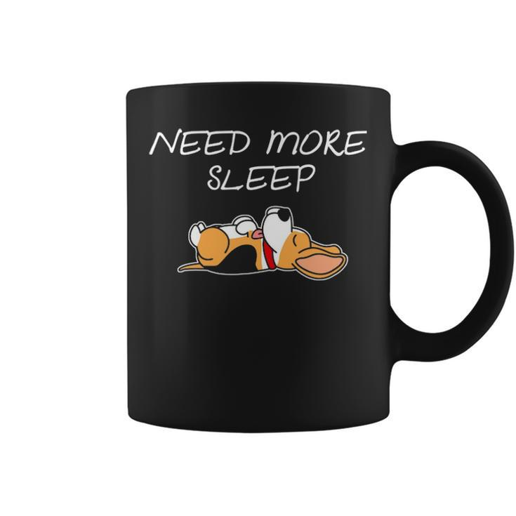 Beagle Dog Puppy Need More Sleep Beagle Pajama For Bedtime Coffee Mug