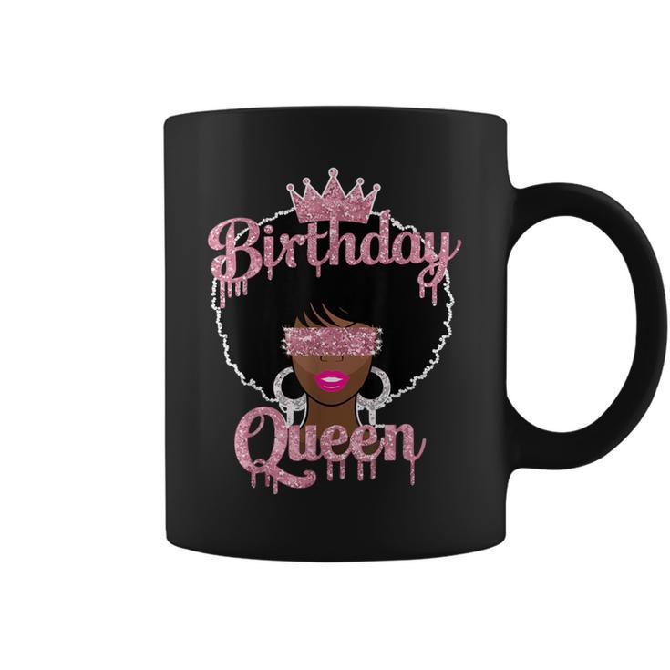 Beautiful Afro Birthday Queen Coffee Mug