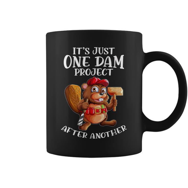 Beaver Worker Saying One Dam Project After The Other Coffee Mug