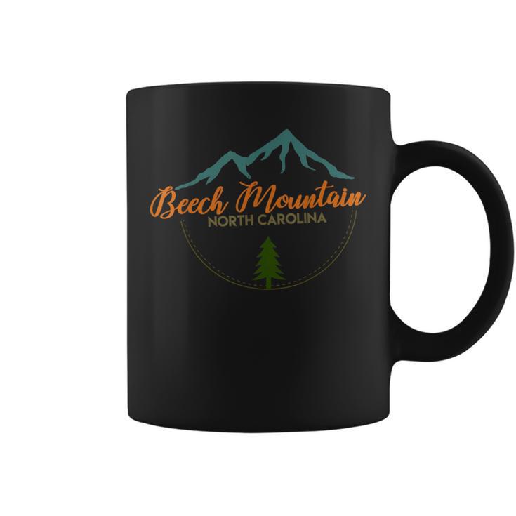 Beech Mountain Retro Adventure Skiing Snowboard Coffee Mug