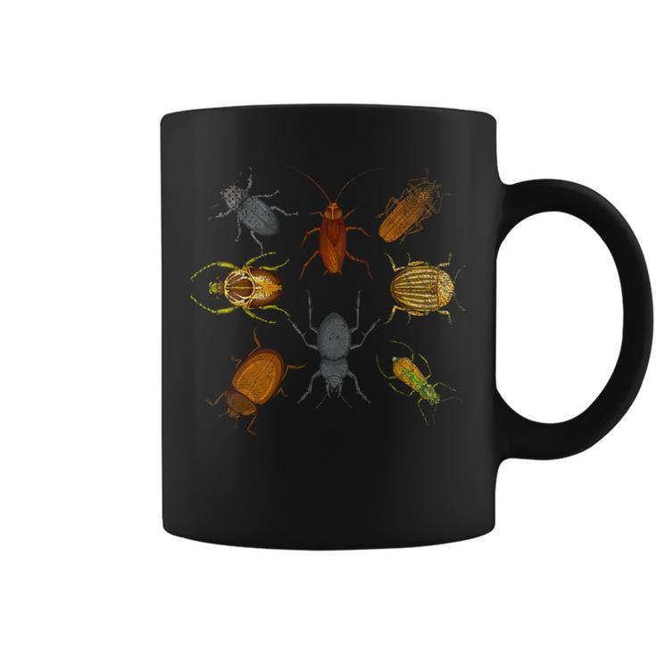 Beetle Bugs Collector Entomologist Biology Insect Bug Coffee Mug