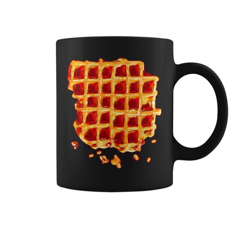 Belgian Waffle Syrup Breakfast Food Snack Waffle Lover Coffee Mug