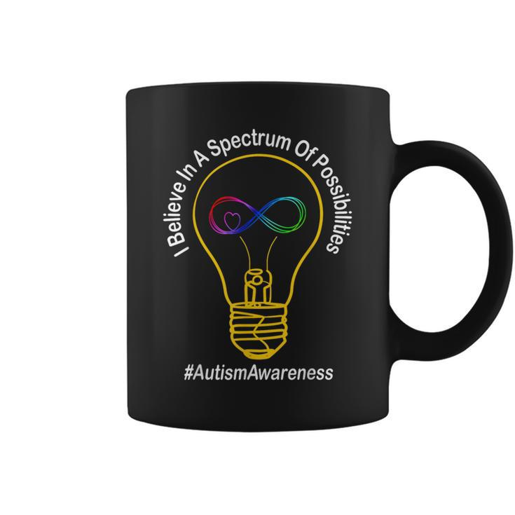 Believe In A Spectrum Of Possibilities Autism Awareness Coffee Mug