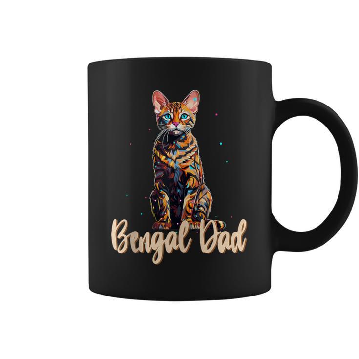 Bengal Katzen-Papa Cat Dad Daddy Father Haustiere Familie Tassen