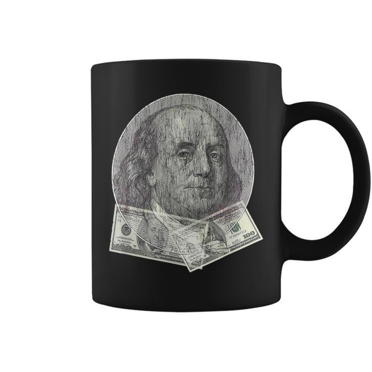 Benjamin Franklin 100 Dollar Bill T Hundred Dollars Coffee Mug