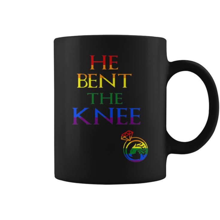 He Bent The Knee Gay And Lesbian Lgbt Wedding Bachelor Party Coffee Mug