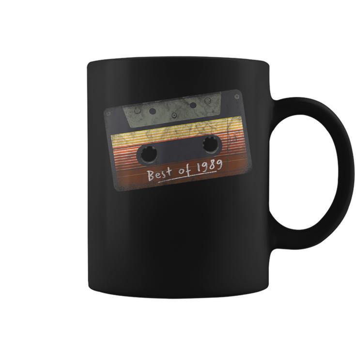 Best Of 1989 Classic Cassette Vintage Birthday Coffee Mug