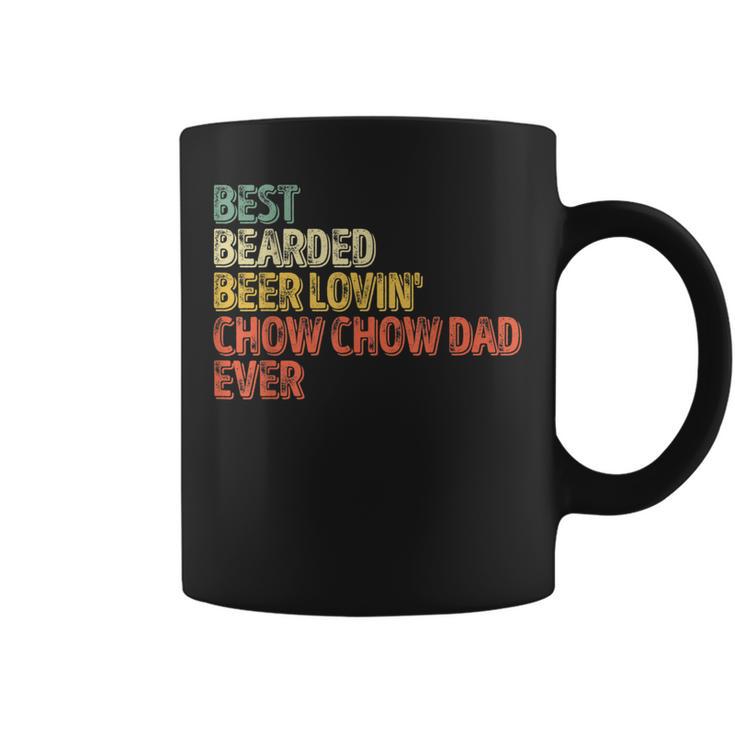 Best Bearded Beer Lovin Chow Chow Dad Pet Lover Owner Coffee Mug