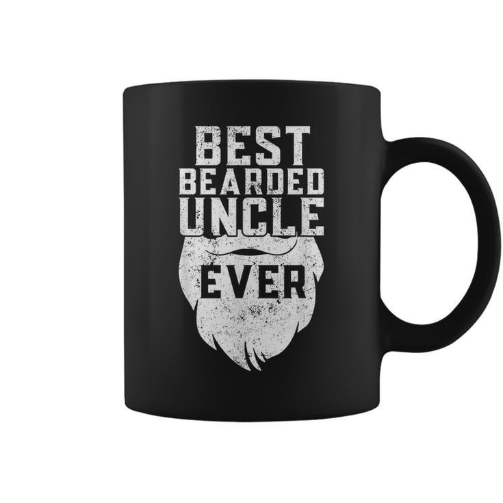 Best Bearded Uncle Ever Father's Day Facial Hair Coffee Mug