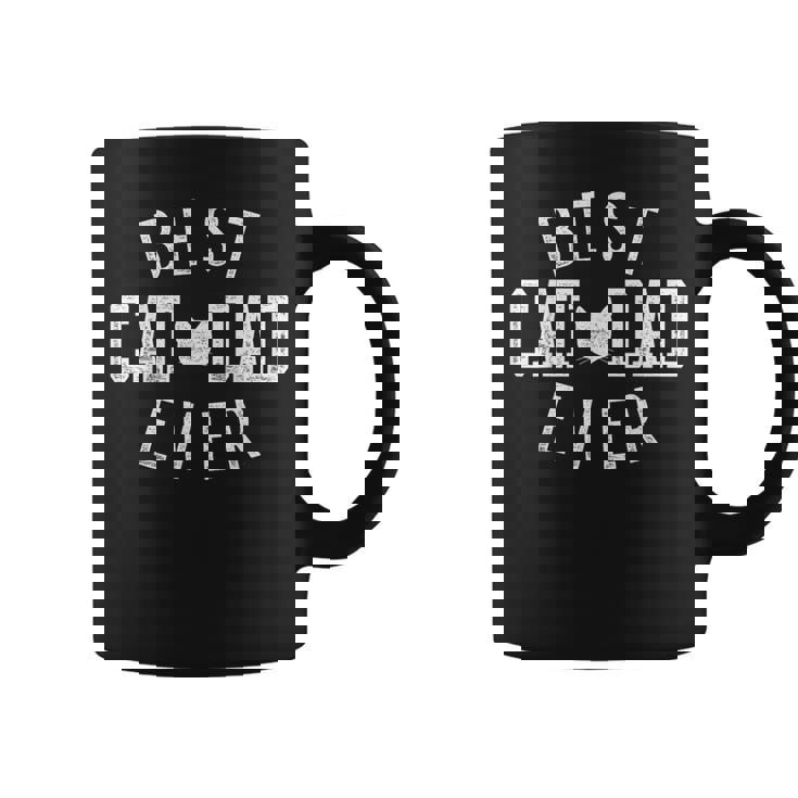 Best Cat Dad Ever For Daddy Father's Day Birthday Coffee Mug