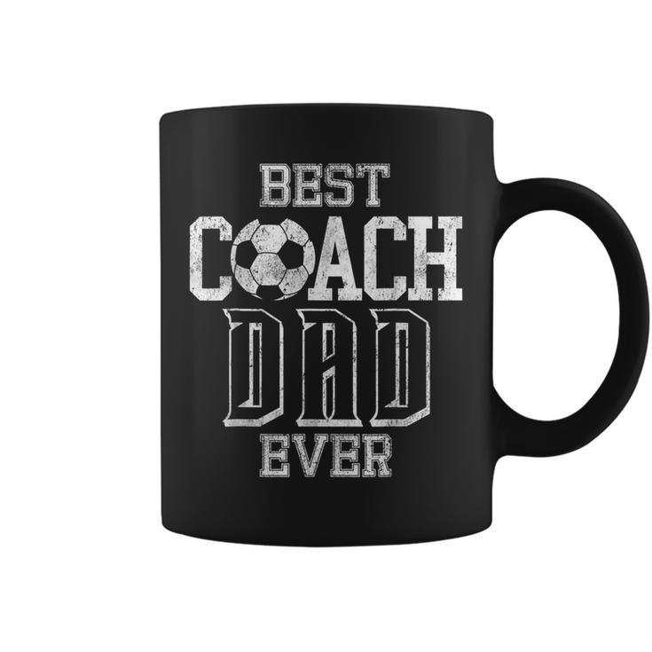 Best Coach Dad Ever Soccer Daddy Papa Father's Day Coffee Mug