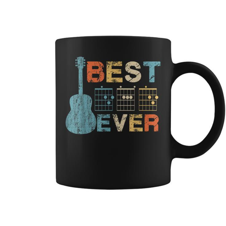 Best Dad Ever Guitar Chords Musician Father Day Coffee Mug