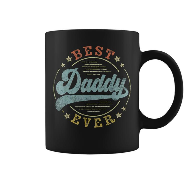 Best Daddy Ever Father's Day Daddy Vintage Emblem Coffee Mug
