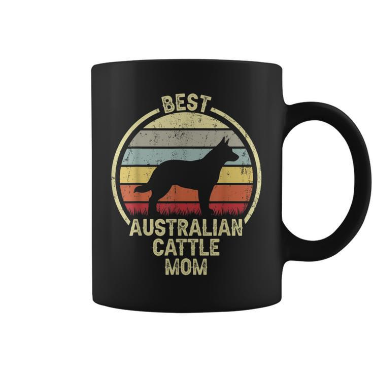 Best Dog Mother Mom Vintage Australian Cattle Dog Coffee Mug