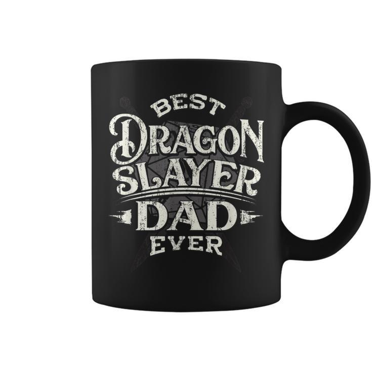 Best Dragon Slayer Dad Ever D20 Rpg Dungeons Gamer Dad Coffee Mug