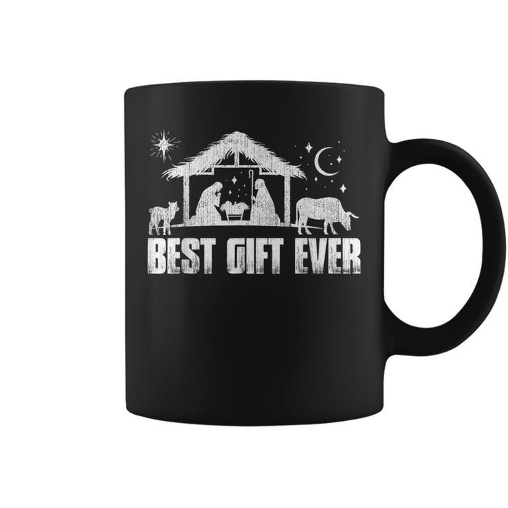 Best Ever Christmas Jesus Nativity Scene Christian Xmas Coffee Mug