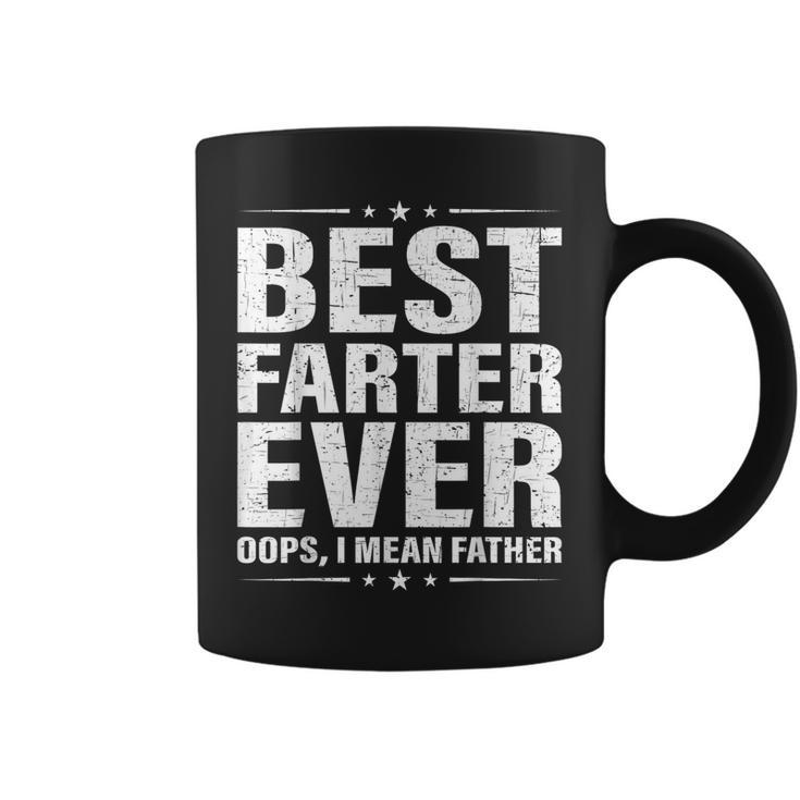 Best Farter Ever Oops I Mean Father Fart Retro Father's Day Coffee Mug