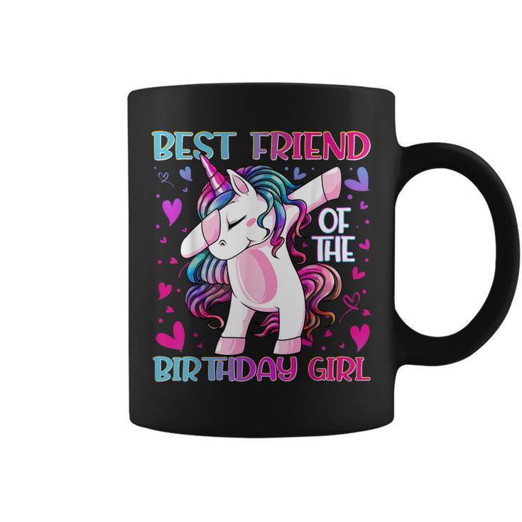 Best Friend Of The Birthday Girl Dabbing Unicorn Girl Coffee Mug