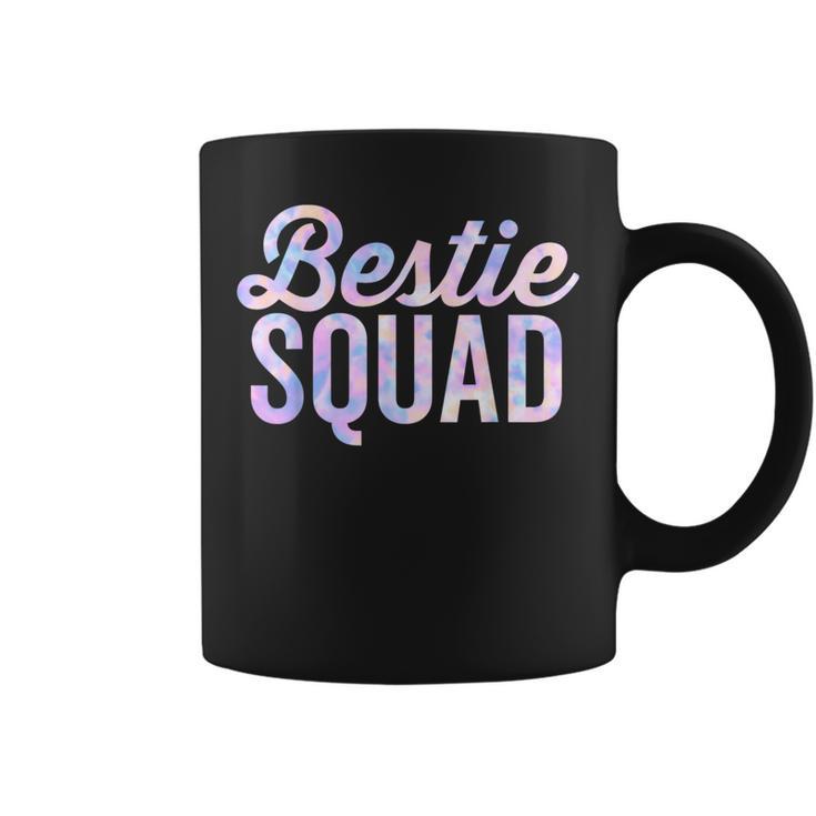 Best Friend Matching Bestie Squad Bff Cute Tie Dye Sleepover Coffee Mug