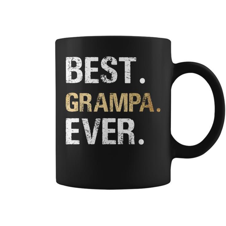 Best Grampa Graphic Grampa From Granddaughter Grandson Coffee Mug