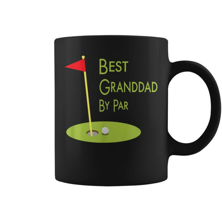 Best Granddad By Par Father’S Day Golfing For Grandpa Coffee Mug