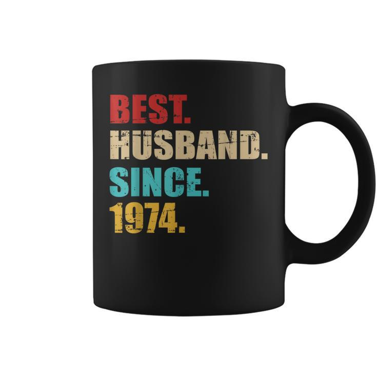 Best Husband Since 1974 For 50Th Golden Wedding Anniversary Coffee Mug