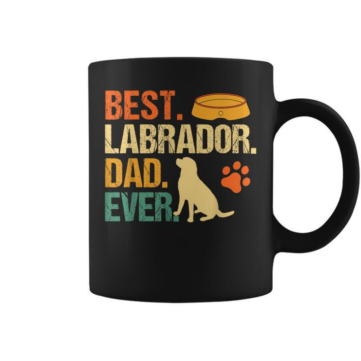 Best Labrador Dad Ever Fathers Day Retriever Dog Lover Coffee Mug