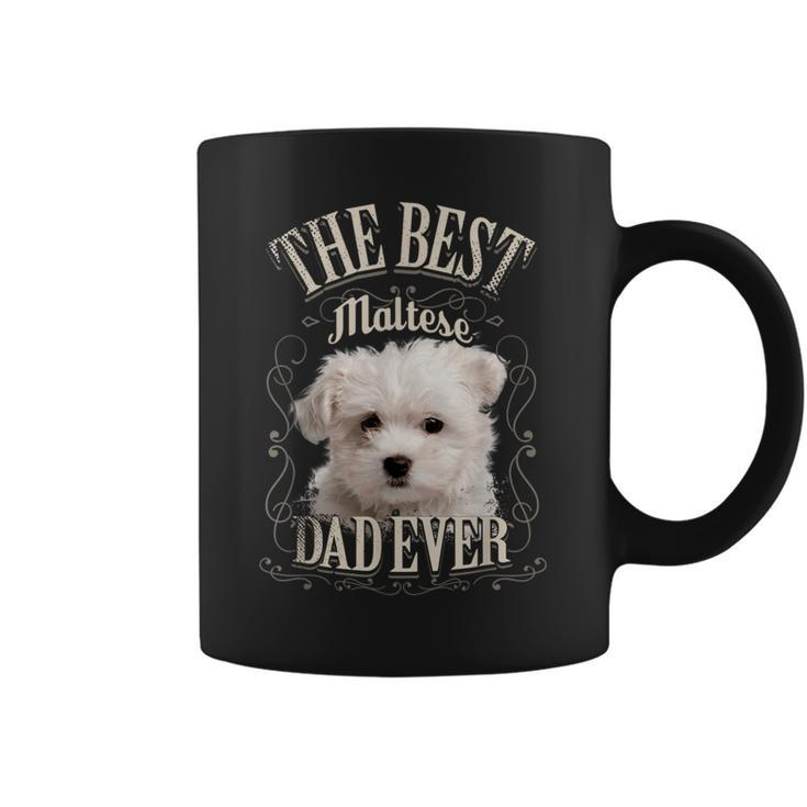 Best Maltese Dad All Maltese Dog Vintage Coffee Mug