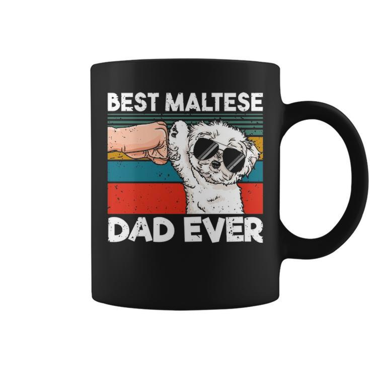Best Maltese Dad Ever Ghetto Fist Dog Lover Coffee Mug