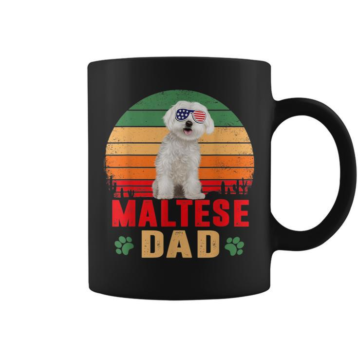Best Maltese Dad Father's Day Dog Lover Owner Coffee Mug
