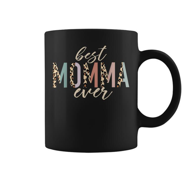 Best Momma Ever Leopard Print Mother's Day Coffee Mug