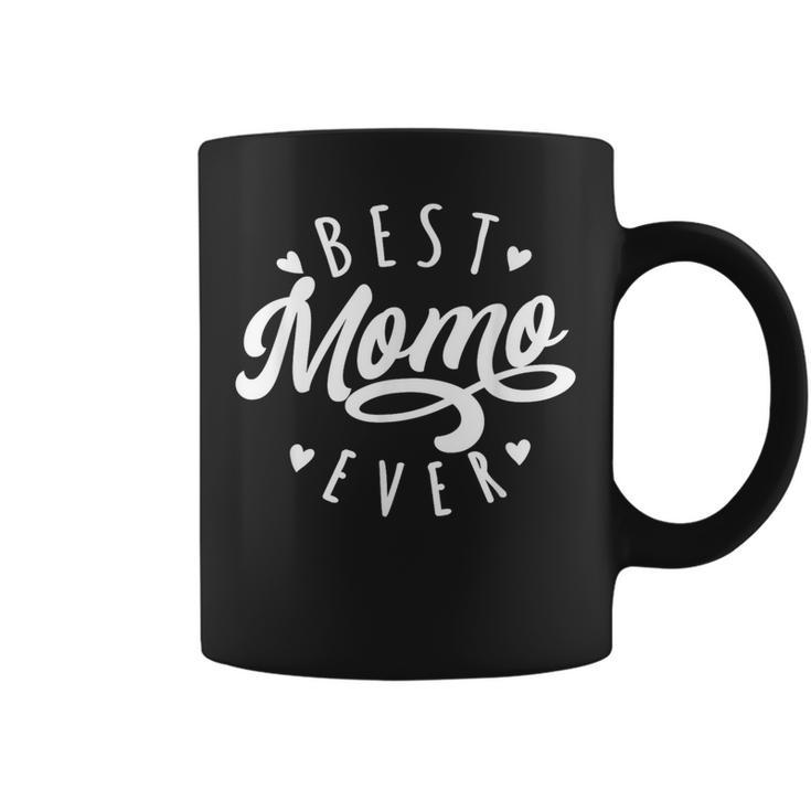 Best Momo Ever Modern Calligraphy Font Mother's Day Momo Coffee Mug