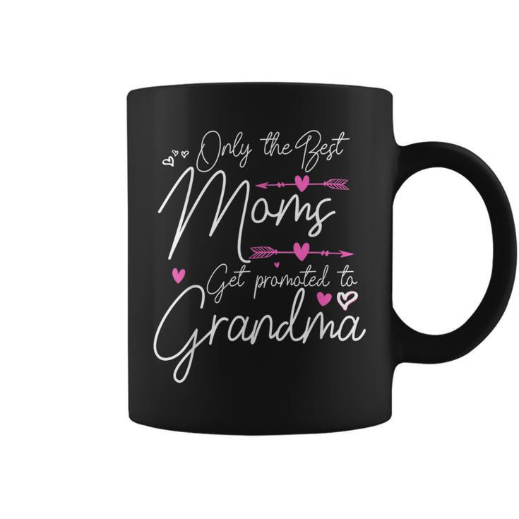 The Best Moms Get Promoted To Great Grandma Cute Coffee Mug