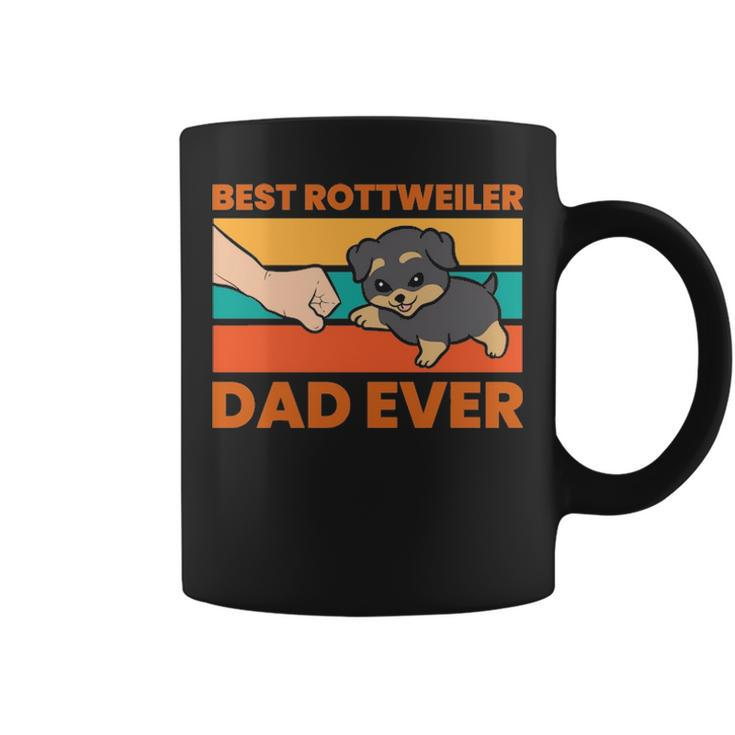Best Rottweiler Dad Ever Rottweiler Owner Rottweiler Coffee Mug