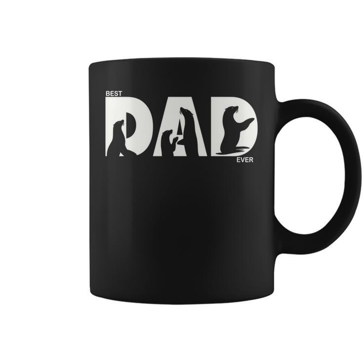 Best Sea Lion Dad Ever Fathers Day Sea Lion Coffee Mug