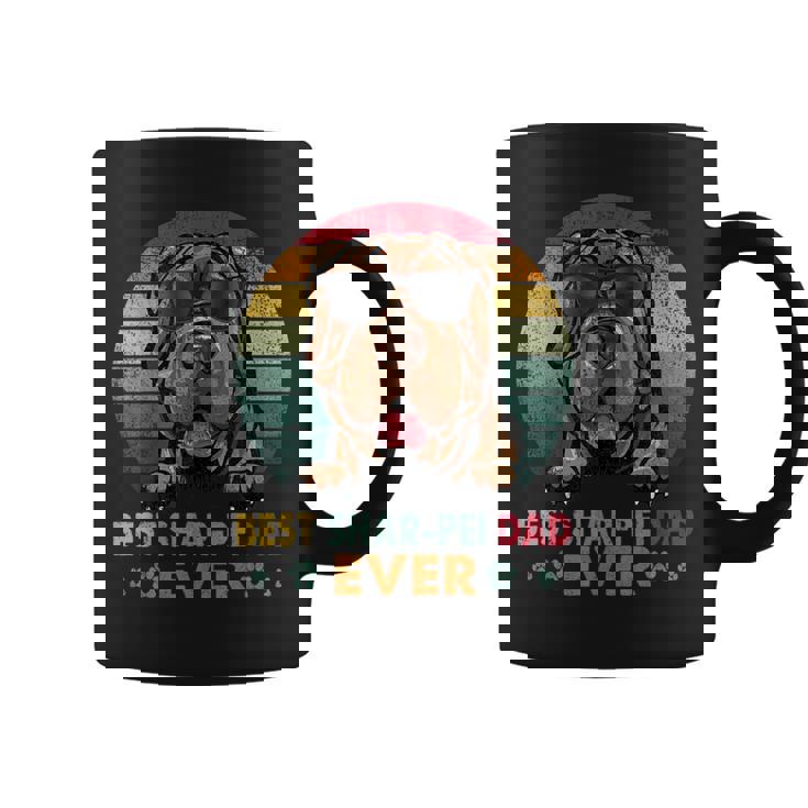 Best Shar-Pei Dad Ever Cadeauintage Pour Amoureux Des Chiens Tasse