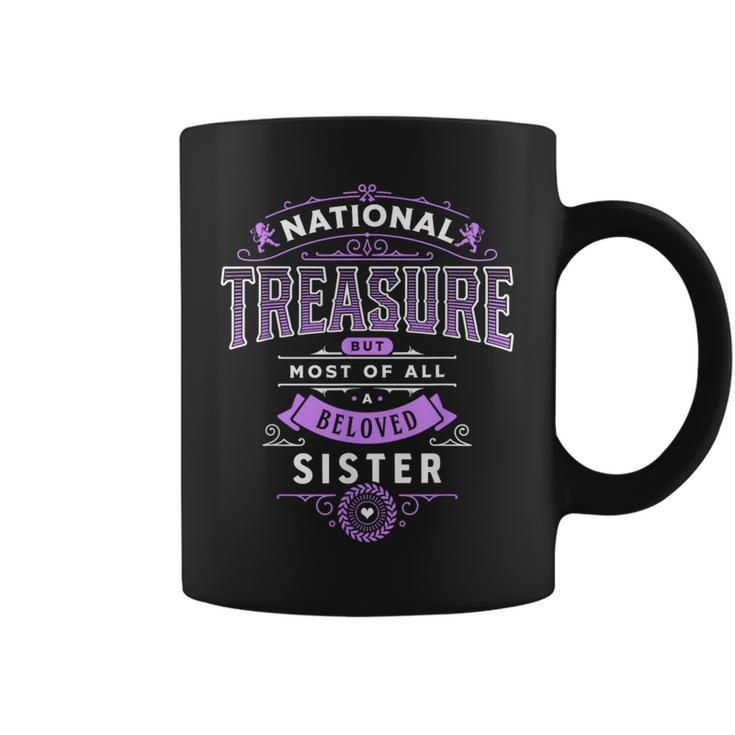 Best Sister Ever National Treasure Birthday Elegant Coffee Mug
