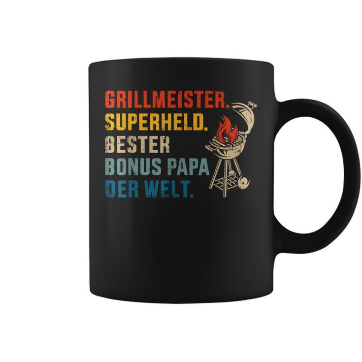 Bester Bonus Papa Superheld Grillmeister Zumatertag Tassen