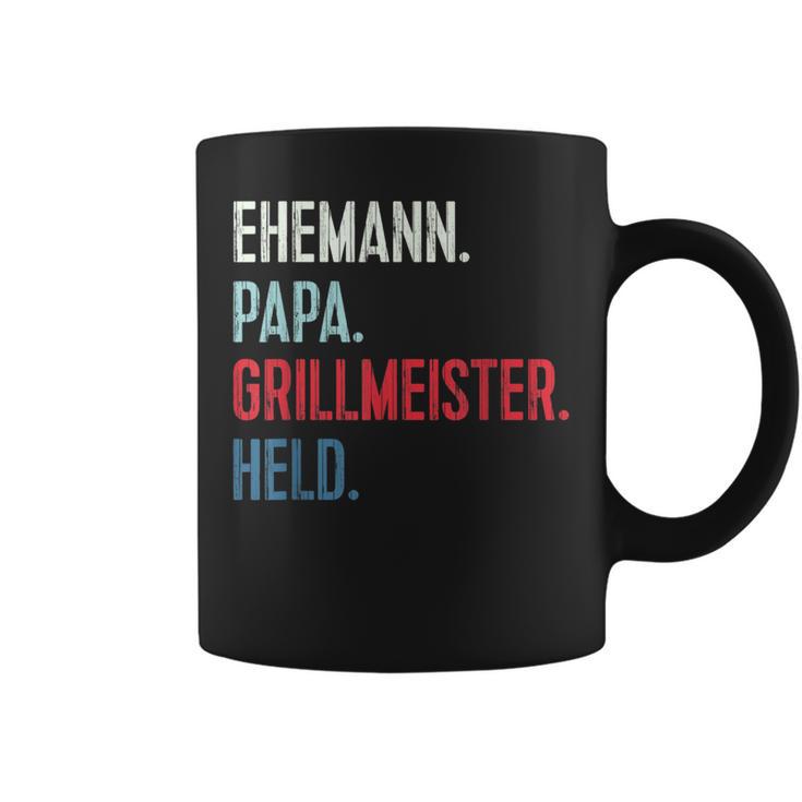 Bester Papa Grillmeister Held Grillen Bester Husann German L Tassen