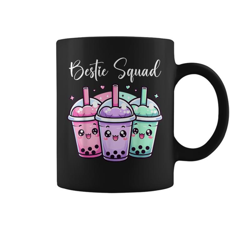 Bestie Squad Twin Day For Girls Bff Boba Tea Best Friend Coffee Mug