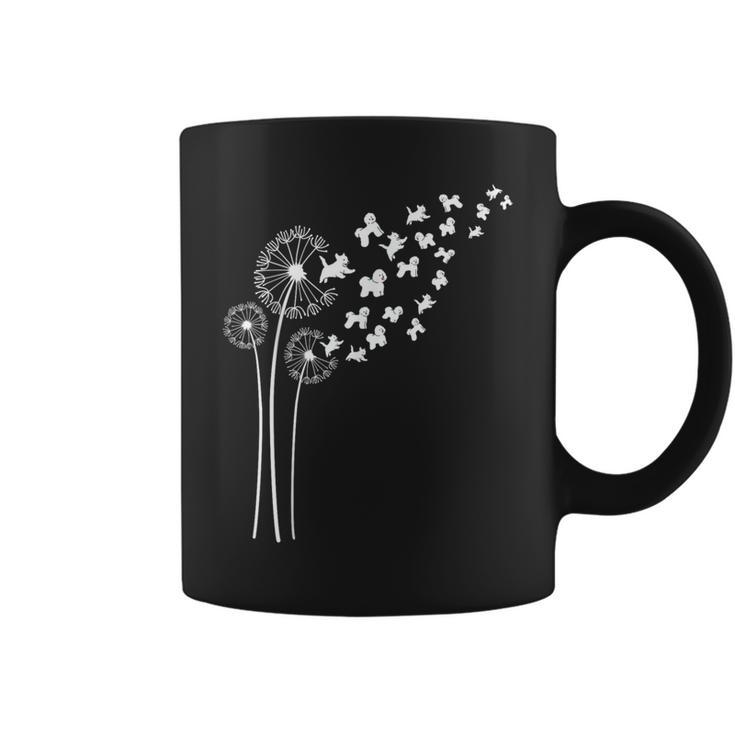 Bichon Frise Dandelion Flower For Dandelions And Dog Lover Coffee Mug