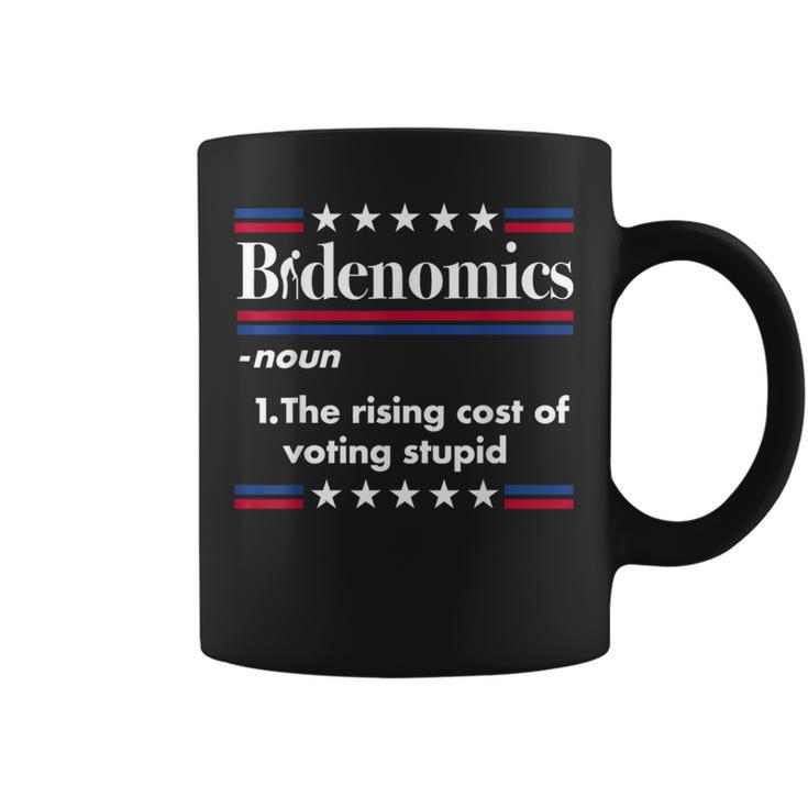 Bidenomics Rising Cost Of Voting Joe Biden Satire Coffee Mug