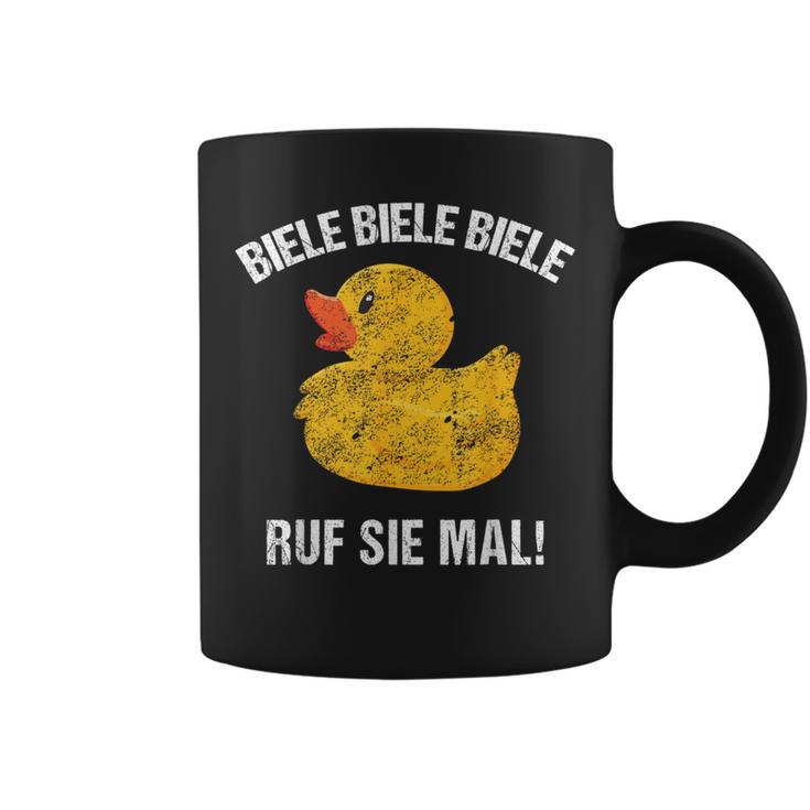 Biele Biele Biele Ruf Sie Mal Lüstige Ente Black Tassen