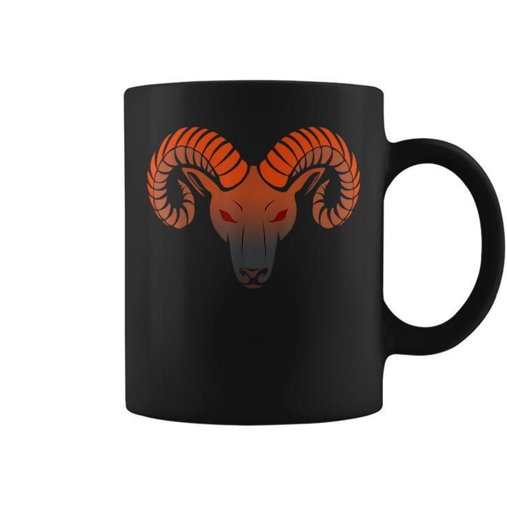 Big Horn Sheep Ram Head Horn Animal Print T Coffee Mug
