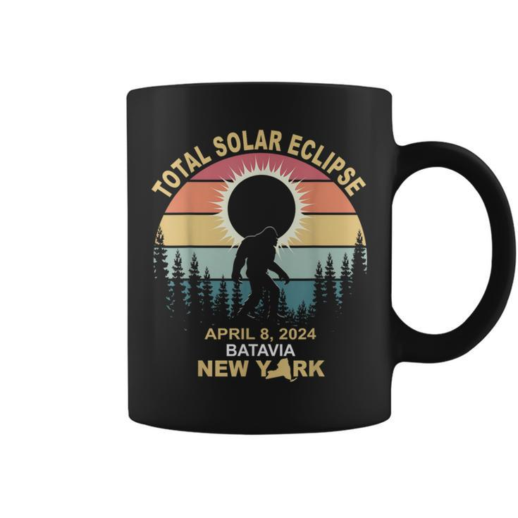 Bigfoot Batavia New York Total Solar Eclipse 2024 Coffee Mug