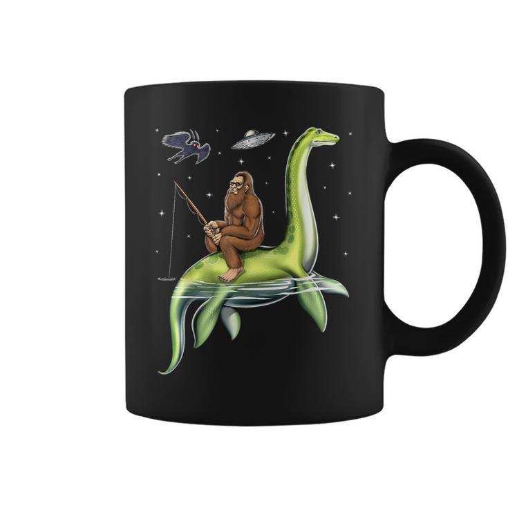 Bigfoot Loch Ness Monster Mothman Alien Cryptids Coffee Mug | Seseable CA