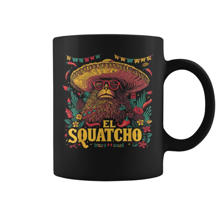 Bigfoot Sasquatch Cinco De Mayo Mexican Sombrero Fiesta Coffee Mug